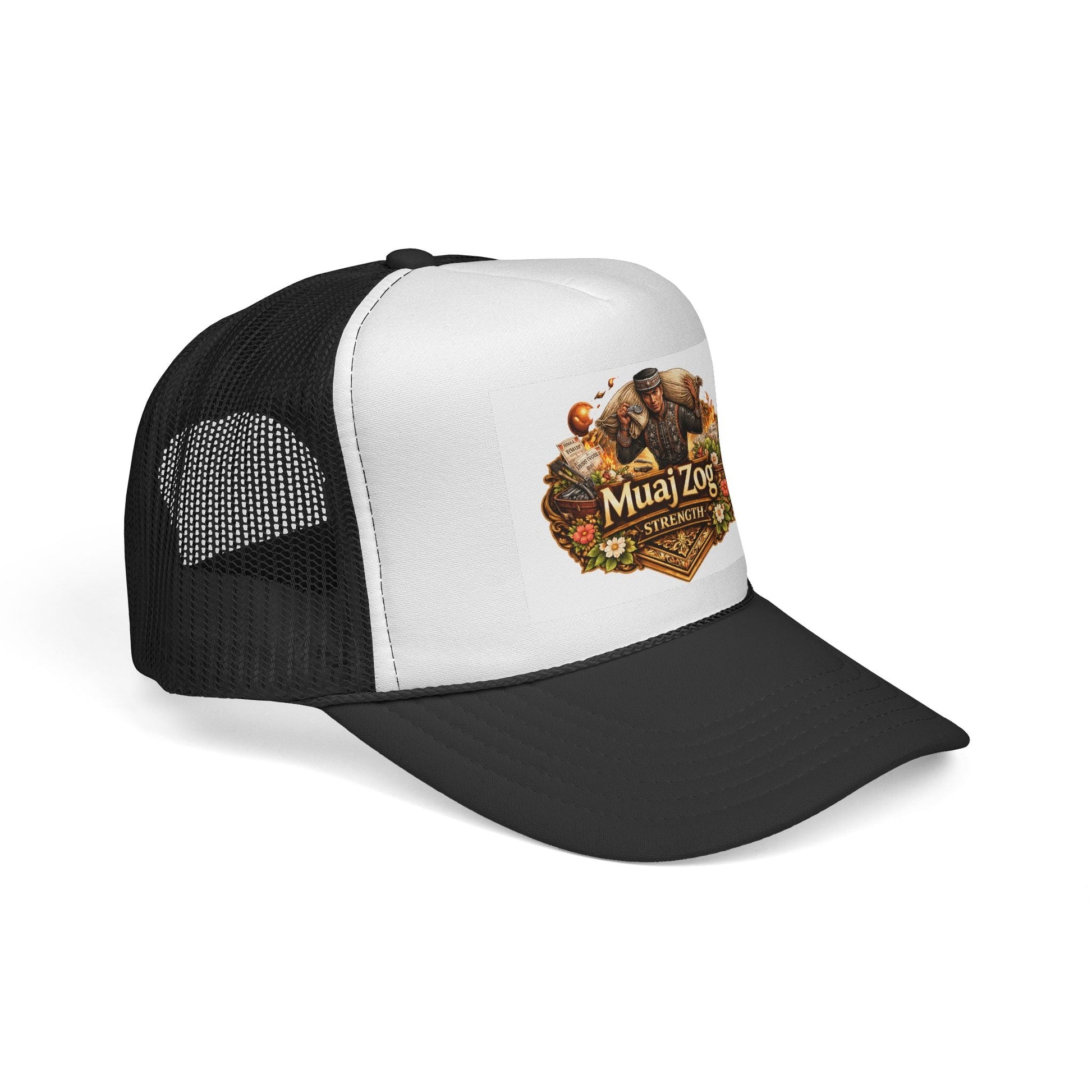Hmong Strength Trucker Hat – Wear Your Roots - Peb Yuav Ua Tau Co.