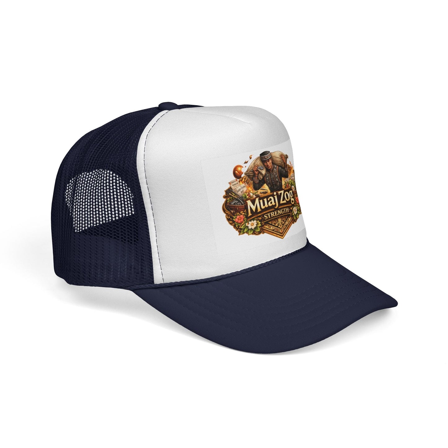 Hmong Strength Trucker Hat – Wear Your Roots - Peb Yuav Ua Tau Co.