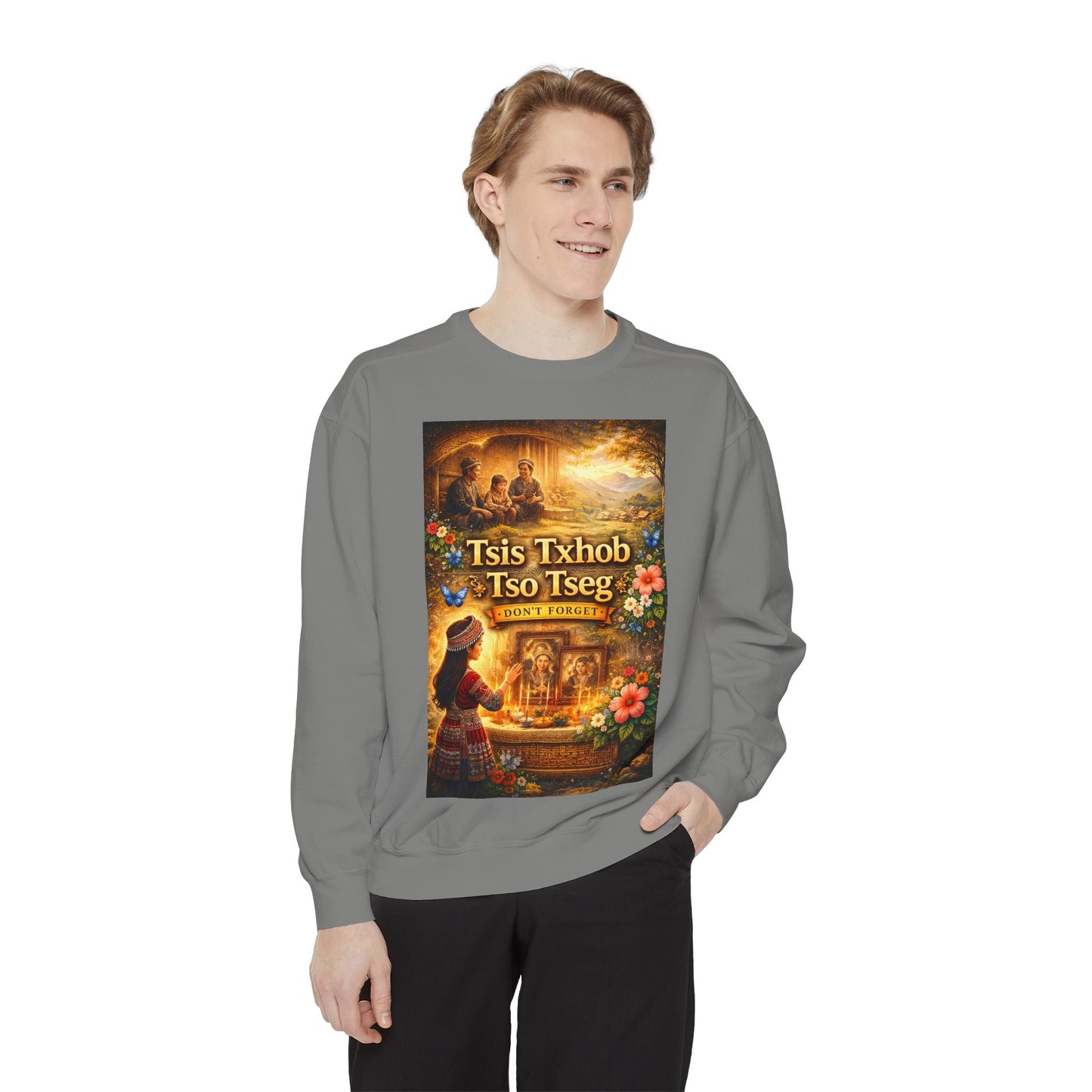 Tsis Txhob Tseg Sweatshirt - Peb Yuav Ua Tau Co.