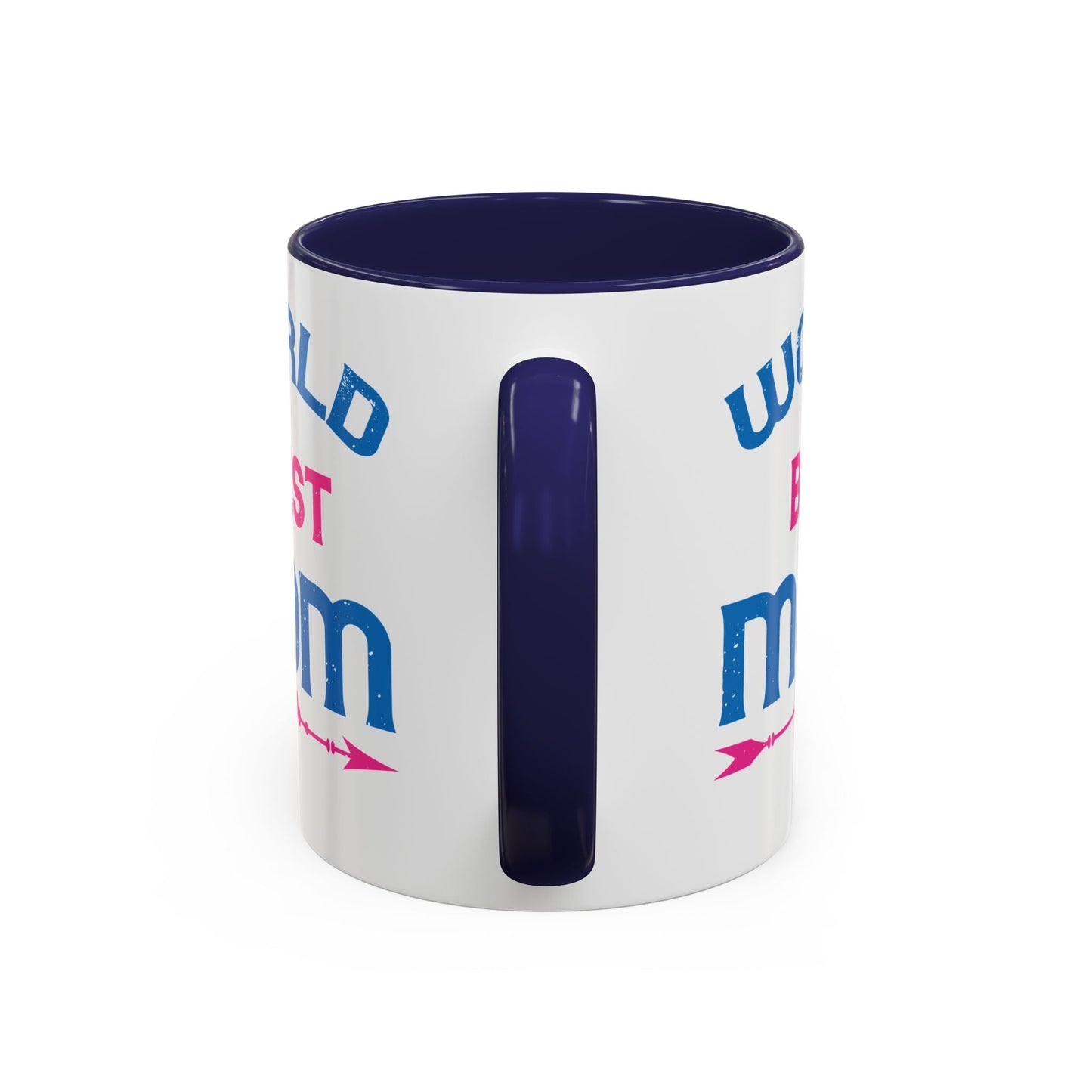 World's Best Mom Accent Coffee Mug - 11oz/15oz Ceramics Gift (Mother's Day, Birthday) - Peb Yuav Ua Tau Co.