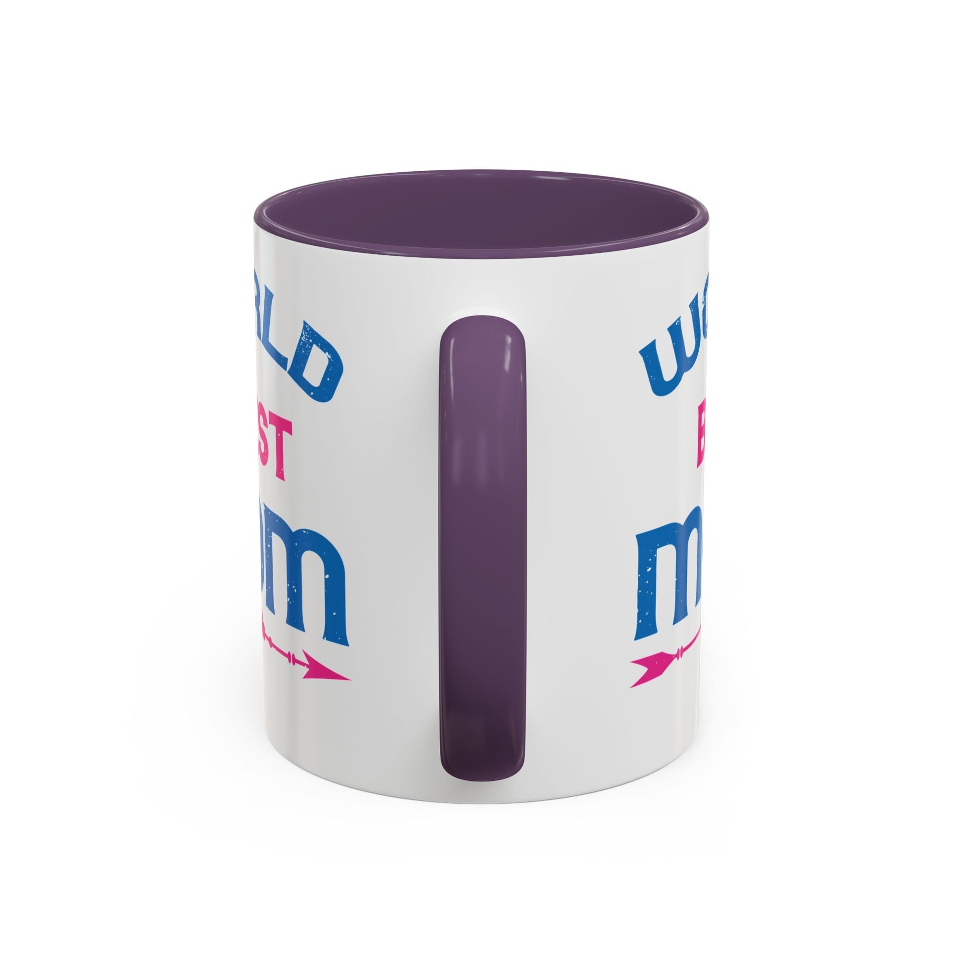 World's Best Mom Accent Coffee Mug - 11oz/15oz Ceramics Gift (Mother's Day, Birthday) - Peb Yuav Ua Tau Co.