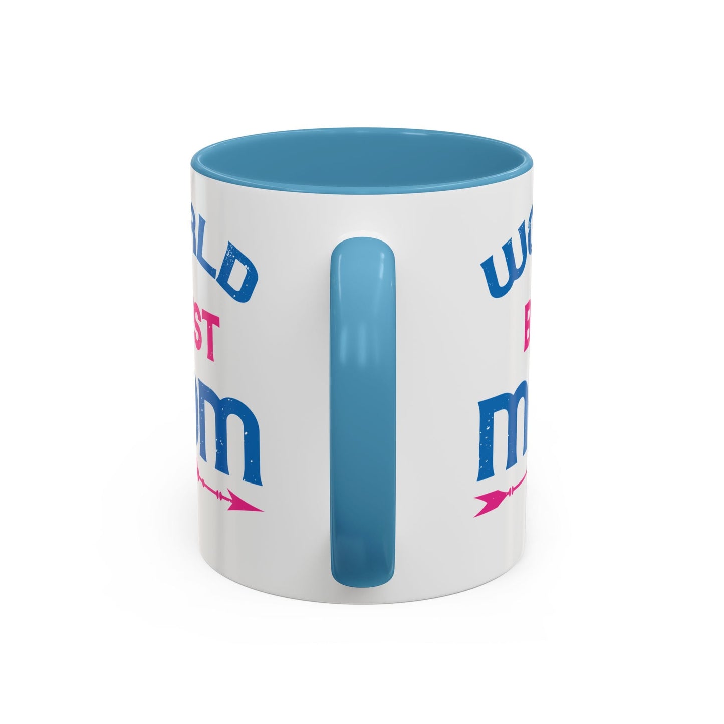 World's Best Mom Accent Coffee Mug - 11oz/15oz Ceramics Gift (Mother's Day, Birthday) - Peb Yuav Ua Tau Co.