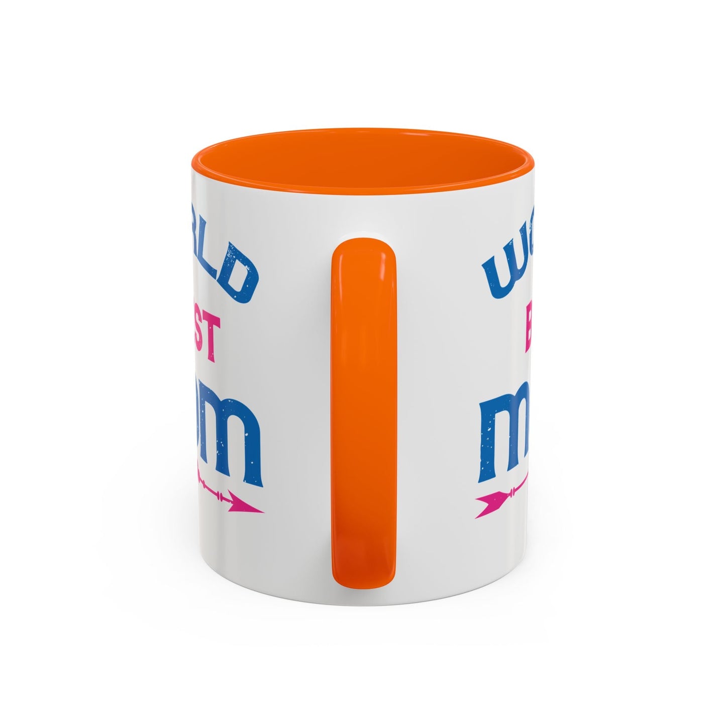 World's Best Mom Accent Coffee Mug - 11oz/15oz Ceramics Gift (Mother's Day, Birthday) - Peb Yuav Ua Tau Co.