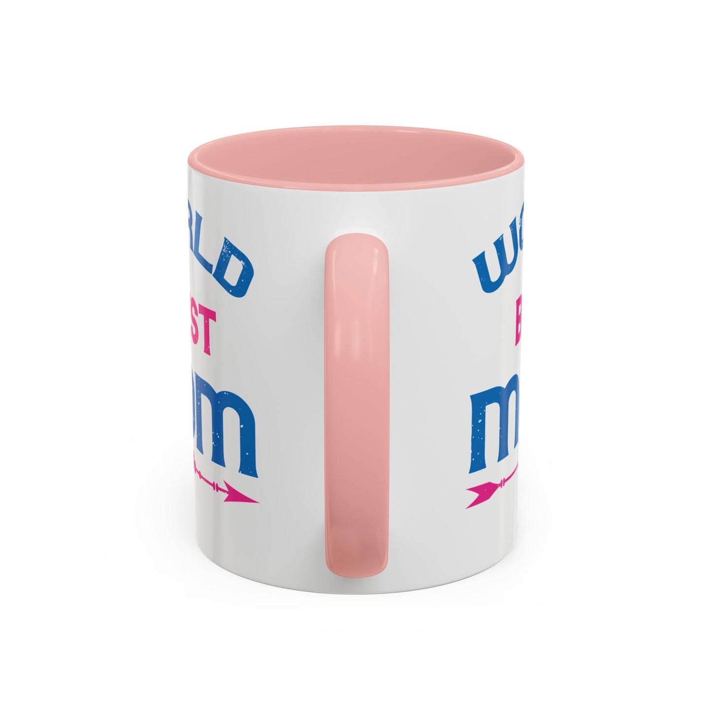World's Best Mom Accent Coffee Mug - 11oz/15oz Ceramics Gift (Mother's Day, Birthday) - Peb Yuav Ua Tau Co.