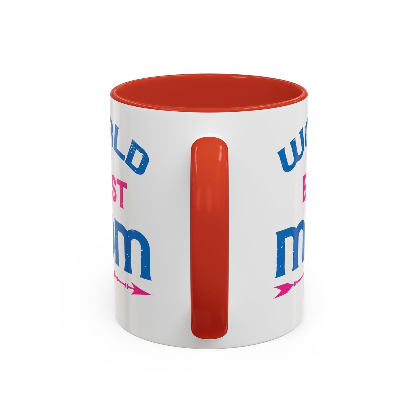 World's Best Mom Accent Coffee Mug - 11oz/15oz Ceramics Gift (Mother's Day, Birthday) - Peb Yuav Ua Tau Co.
