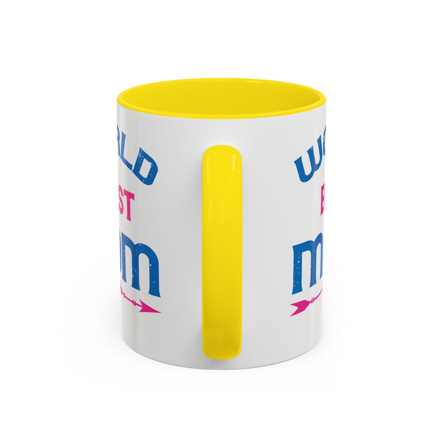 World's Best Mom Accent Coffee Mug - 11oz/15oz Ceramics Gift (Mother's Day, Birthday) - Peb Yuav Ua Tau Co.