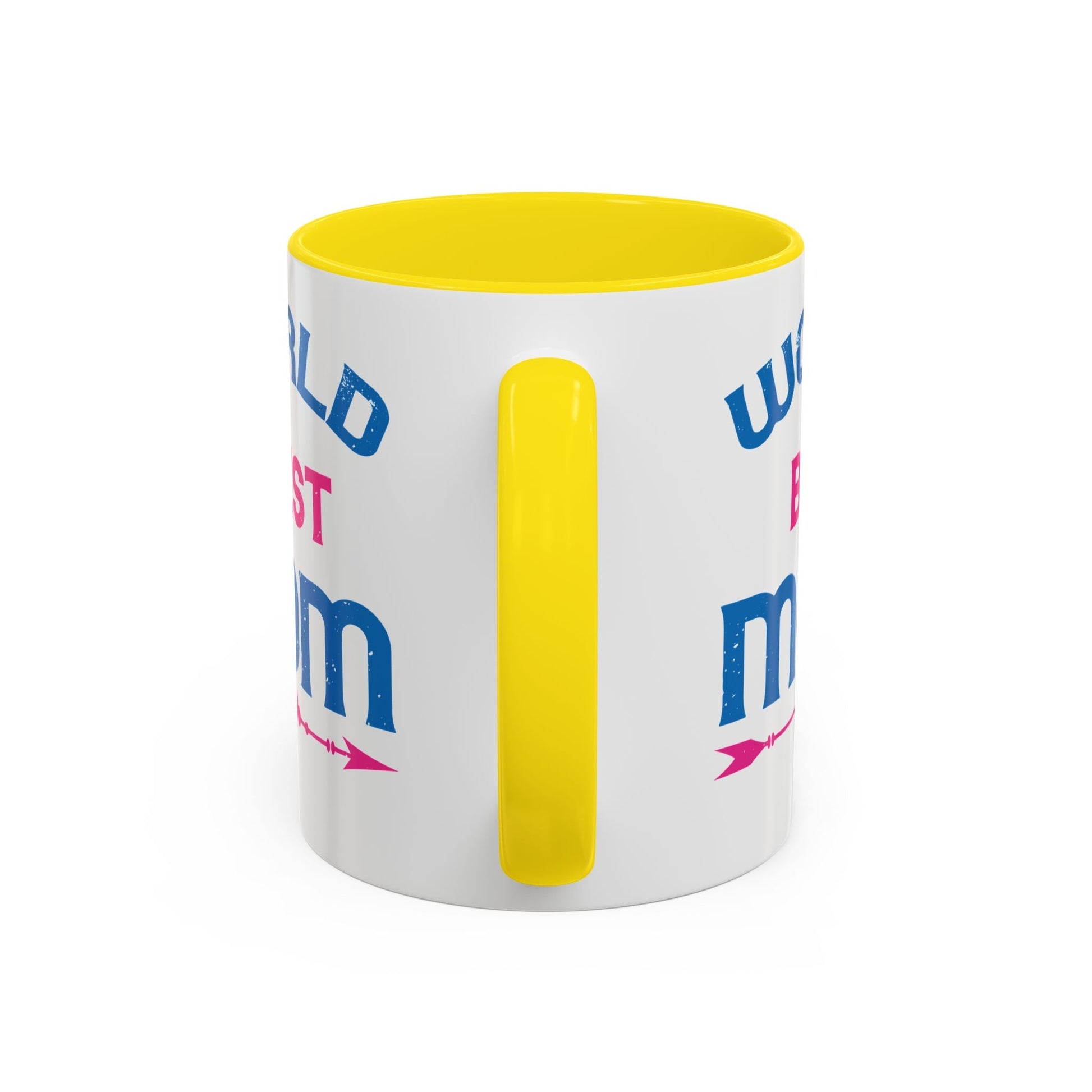 World's Best Mom Accent Coffee Mug - 11oz/15oz Ceramics Gift (Mother's Day, Birthday) - Peb Yuav Ua Tau Co.