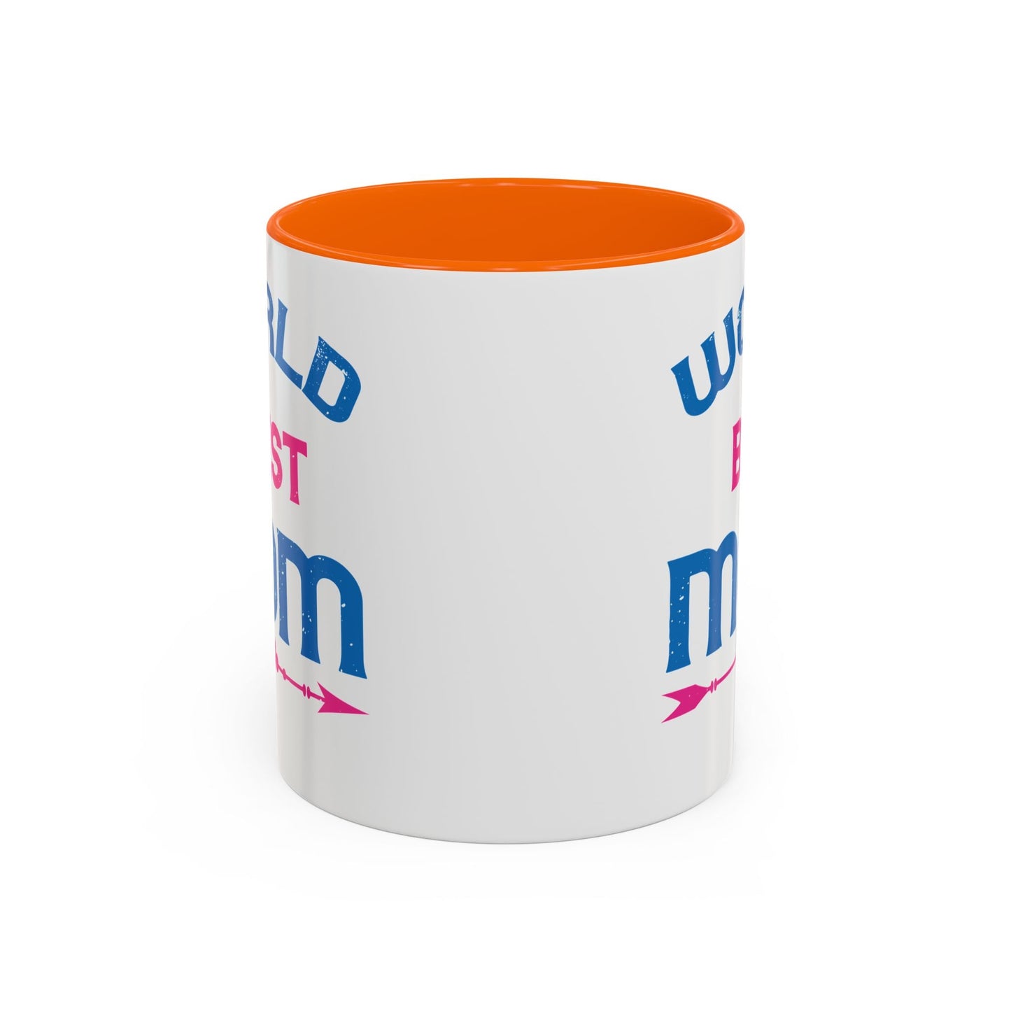 World's Best Mom Accent Coffee Mug - 11oz/15oz Ceramics Gift (Mother's Day, Birthday) - Peb Yuav Ua Tau Co.