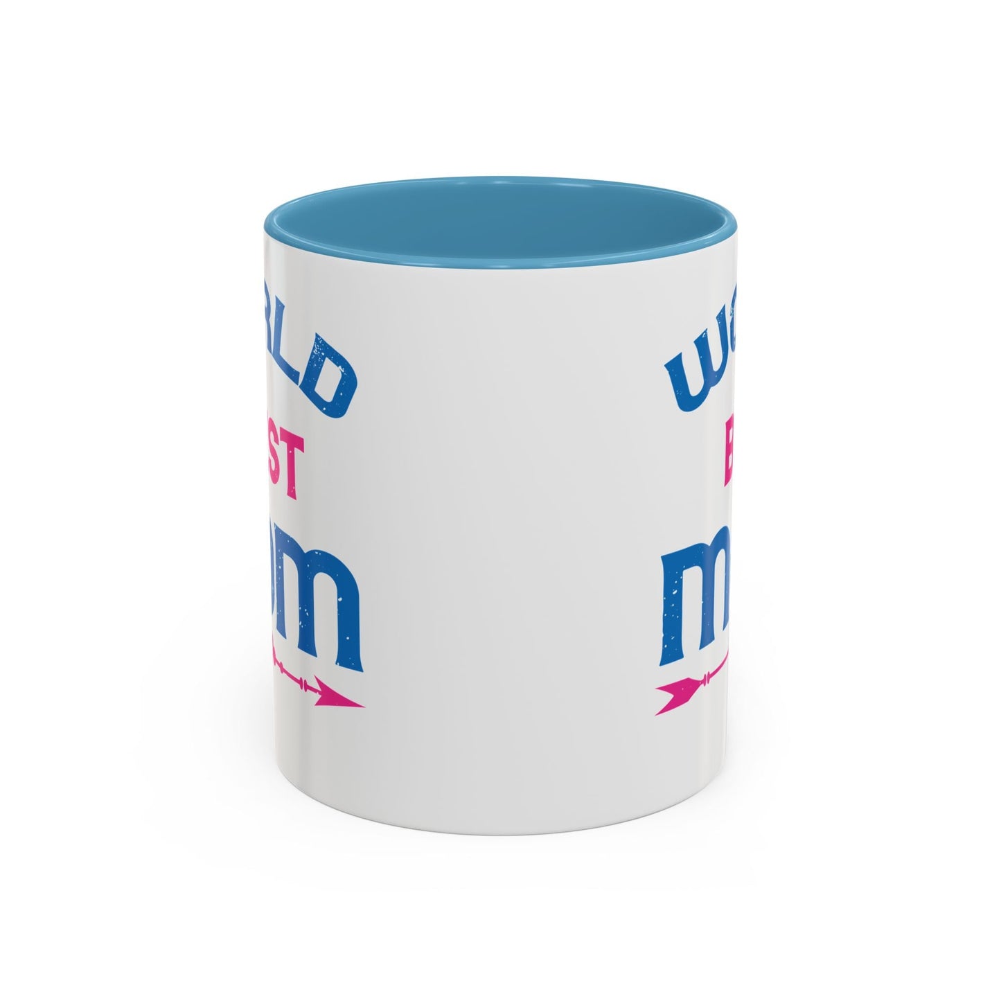 World's Best Mom Accent Coffee Mug - 11oz/15oz Ceramics Gift (Mother's Day, Birthday) - Peb Yuav Ua Tau Co.