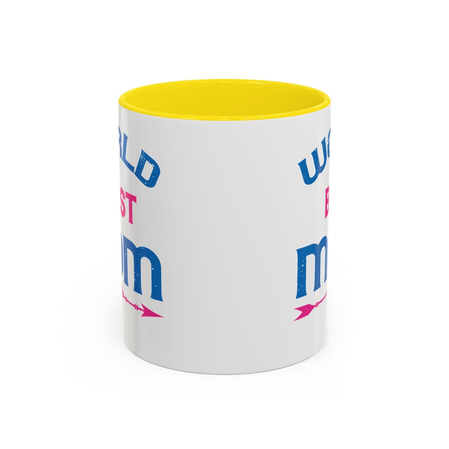 World's Best Mom Accent Coffee Mug - 11oz/15oz Ceramics Gift (Mother's Day, Birthday) - Peb Yuav Ua Tau Co.