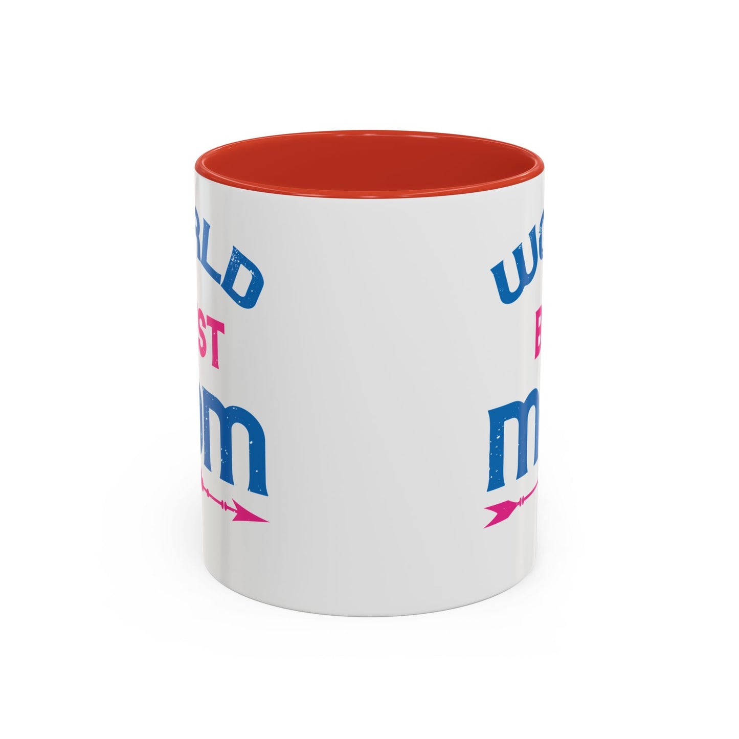 World's Best Mom Accent Coffee Mug - 11oz/15oz Ceramics Gift (Mother's Day, Birthday) - Peb Yuav Ua Tau Co.