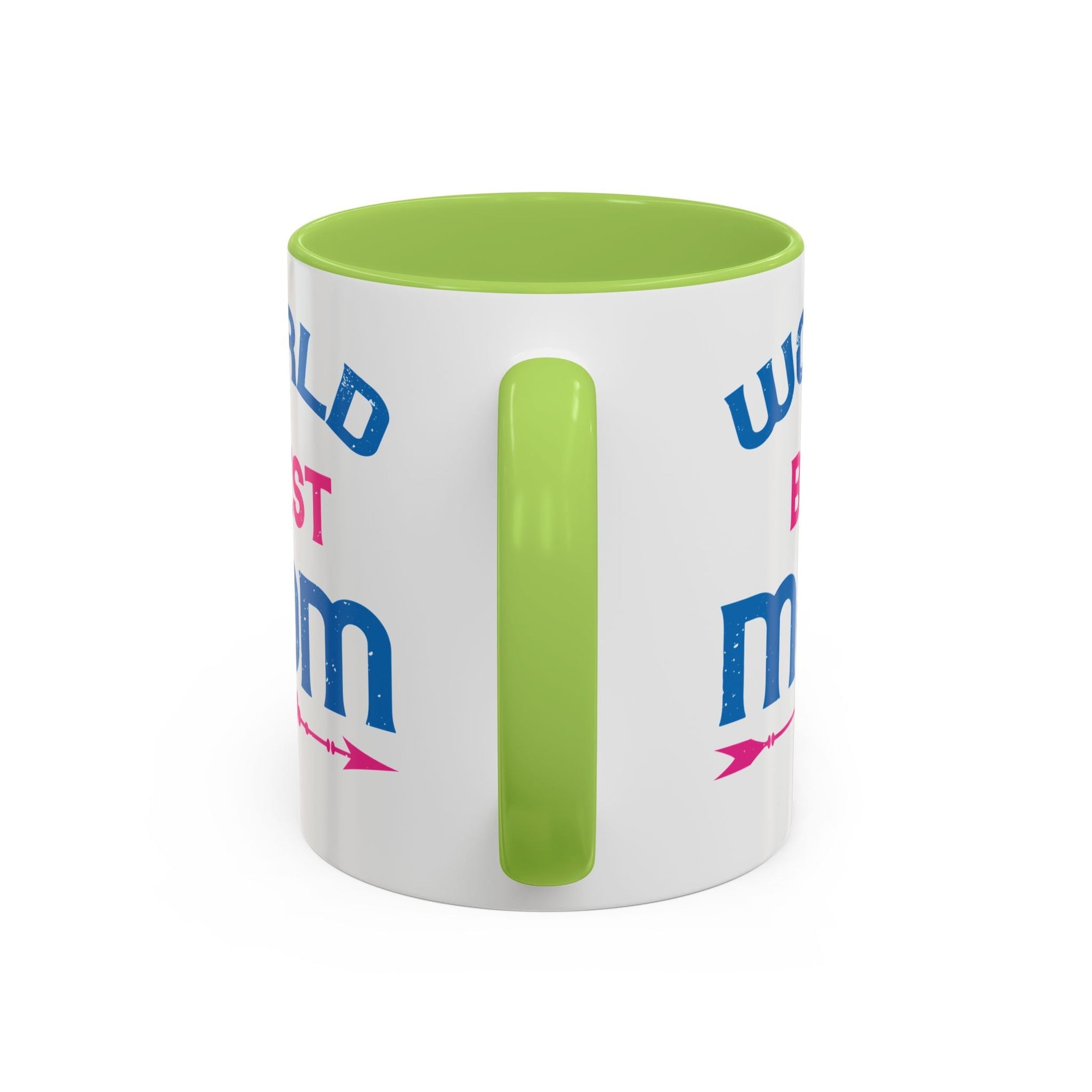 World's Best Mom Accent Coffee Mug - 11oz/15oz Ceramics Gift (Mother's Day, Birthday) - Peb Yuav Ua Tau Co.