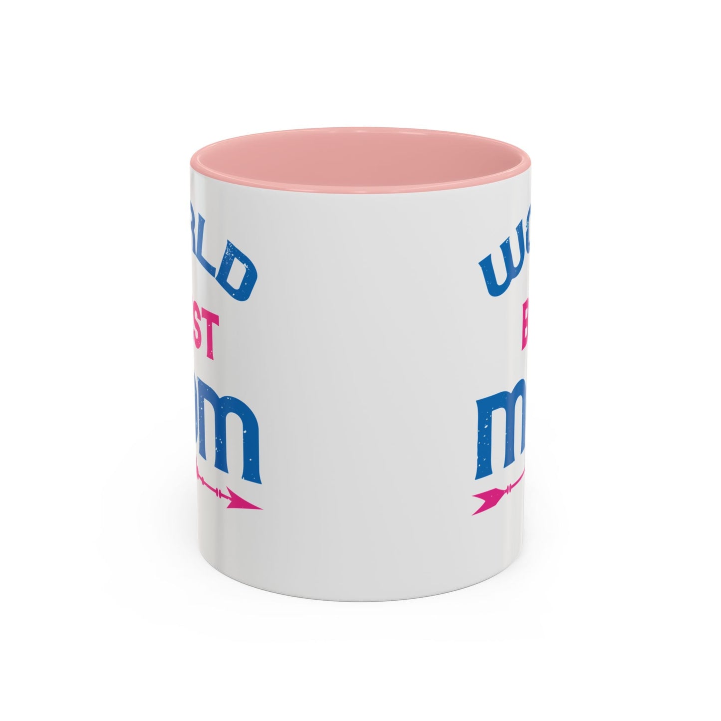 World's Best Mom Accent Coffee Mug - 11oz/15oz Ceramics Gift (Mother's Day, Birthday) - Peb Yuav Ua Tau Co.